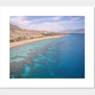 Israel, Eilat. Coral Beach Posters and Art